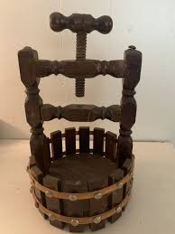 Vintage Wishing Well Manual Hand Crank Nut Cracker Wooden ...