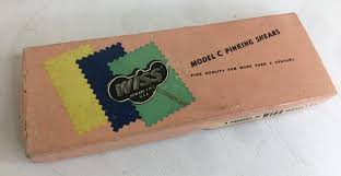 Vintage Model C 7" Pinking Shears by Wiss Includes Original ...