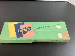 WISS MODEL C PINKING SHEARS-NEWARK 7, N.J. | eBay