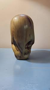 MCM Olive Green Woman Bust Statue: Mid Century Modern Decor ...