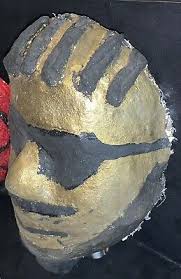 3 Hand Sculpted Paper Mache Comic Art Masks HE-MAN Darth ...
