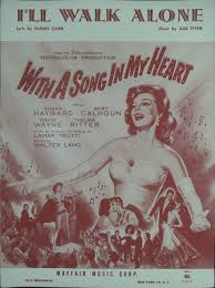 With a Song in My Heart Sheet Music 1952 Susan Hayward, Rory ...