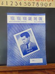 Vintage BEAUTIFUL Graphics 1940's You,you,you Are the One ...