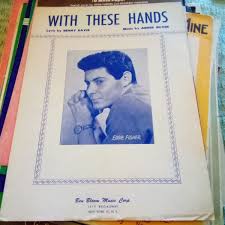 With These Hands 1950 Sheet Music By Benny Davis Abnet ...