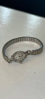 Vintage Bulova Ladies 23 Jewel 10k Rolled Gold with 4 Diamonds Cocktail Watch | eBay