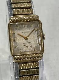 Vtg Wittnauer Revue 79 Mechanical Tank | 17 Jewels Cal ...