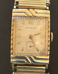 Vintage Wittnauer Men's Watch Running Ticks Fancy Case Lugs ...