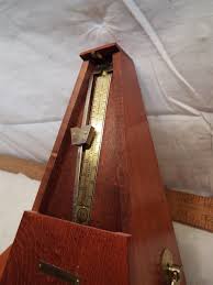 Seth Thomas Metronome de Maezel Wood Case Piano Clock Timer ...