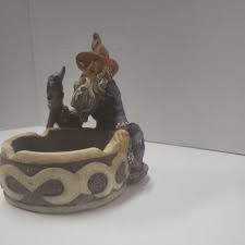 OLD WIZARD SORCERER With Staff ASHTRAY NEW Celtic | #4571855053
