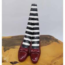 The Wizard of Oz wicked witch doorstop, door stop, ruby ...