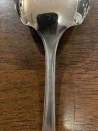 Beautiful Vintage 1950's Oneida Silver Serving Spoon Stamped ...