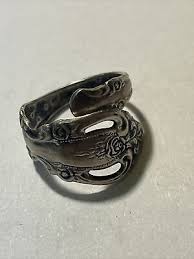 Vintage WM. A. Rogers Oneida Sterling Silver Adjustable ...