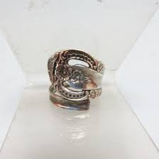 Vintage Silverplated Spoon Ring, Size 5.50 - Etsy