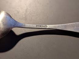 Antique Spoon, Sterling Silver, Teaspoon. General PO ...