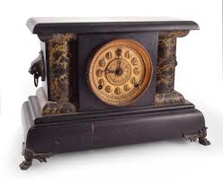Lot - EASTLAKE MANTLE CLOCK.
