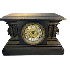 Ingraham Adamantine Ornate Mantel Clock Restoration Parts ...