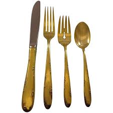 Madeira Gold by Towle Sterling Silver Flatware Set for Eight ...