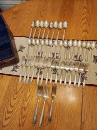 Wallace Silver Harmony House Serenade AA+ SilverPlate Flatware 50 Piece Sears | eBay