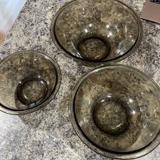 Vintage PYREX Fireside Brown Nesting Mixing Bowl Set #322 ...