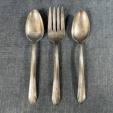 WM Rogers Silverplate Servers Allure 1939 Serving Spoons ...