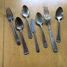 Vintage Lot of 7 4 Silver Plated Silverware | eBay