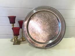 Federal Co. 15" Silver Plate Tray - Etsy