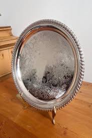 WM Rogers Silver Plate Tray with Rope Border | 10.25" – FOUND