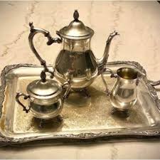 Wm Rogers | Dining | Wm Rogers Silver Plated 4 Piece Tea ...