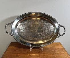 Serving Tray ~ Classic Butler's or Waiter's Tray, Monogram ...