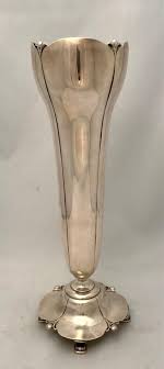 American Silver Vase "Lotus" Pattern by Percy Bertram Ball ...