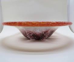 1930s Ikora Glass Centerpiece Bowl | Chairish