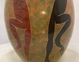 Handmade Etched Frog Vase: Nicaraguan Pottery, Signed Art - Etsy