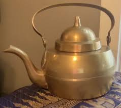Vintage Brass Tea Kettle. Medium Size. | eBay