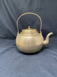 Vintage Hudson Beaver Besign Solid Brass Teapot w/ Handle, Lid | eBay