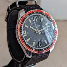Vintage CLINTON Wristwatch Date & World Time Watch 17 Jewels ...