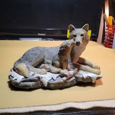 Wolf and cub Figure | eBay