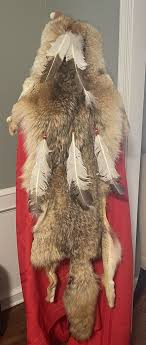 RARE Vintage Large Authentic FULL Fox body Head Dress Native ...