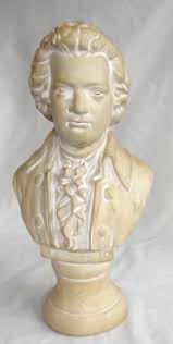 Bust of MOZART Cast Reinforced Plaster Statue Stone Finish ...