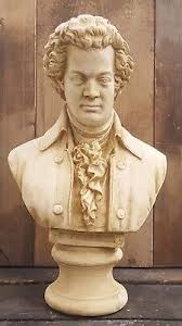 Bust of Mozart Musical Statue Large Antique Sandstone | eBay