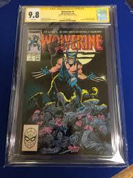 WOLVERINE #1 PATCH MARVEL COMICS CGC 9.8 WHITE PAGES SIGNED ...