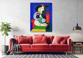 Pablo Picasso Femme a La Montre Canvas Print Wall Art by ...