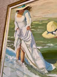 Robert Williams - "Shell Beach", Oil On Canvas, Framed, 1994 ...