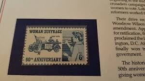 THE 19th AMENDMENT RATIFIED 1970 6 cent WOMAN SUFFRAGE 50th Anniver Stamp Panel | eBay