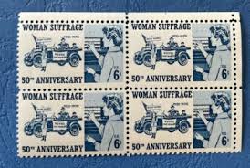 Woman Suffrage 50th Anniversary Block 6 cent US Postage Stamps | eBay