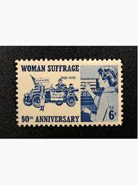 1920-1970, 50th Anniversary 6¢ Woman's Suffrage Postage Stamp " Art Board Print for Sale by CcoatesPhotos | Redbubble