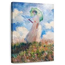 Lark Manor™ Leisha Woman With An Umbrella Turned Towards The Left | Wayfair