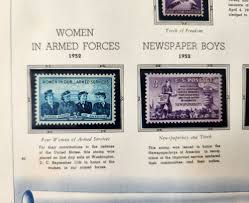 White Ace Stamp Album Pages - U.S. Commemoratives Stamp Sheets - 4 Pages. V/G. | eBay