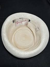 Schiaparelli Antique Vintage Classic Tailored Fine Straw ...