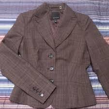 The Limited | Jackets & Coats | The Limited Brown Plaid Blazer Suit Jacket Size 2 | Poshmark