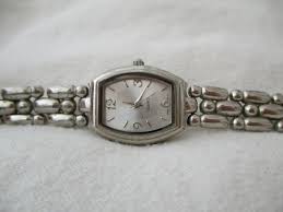 Women's Silver-Toned Bracelet Link Band Watch Quartz Analog ...